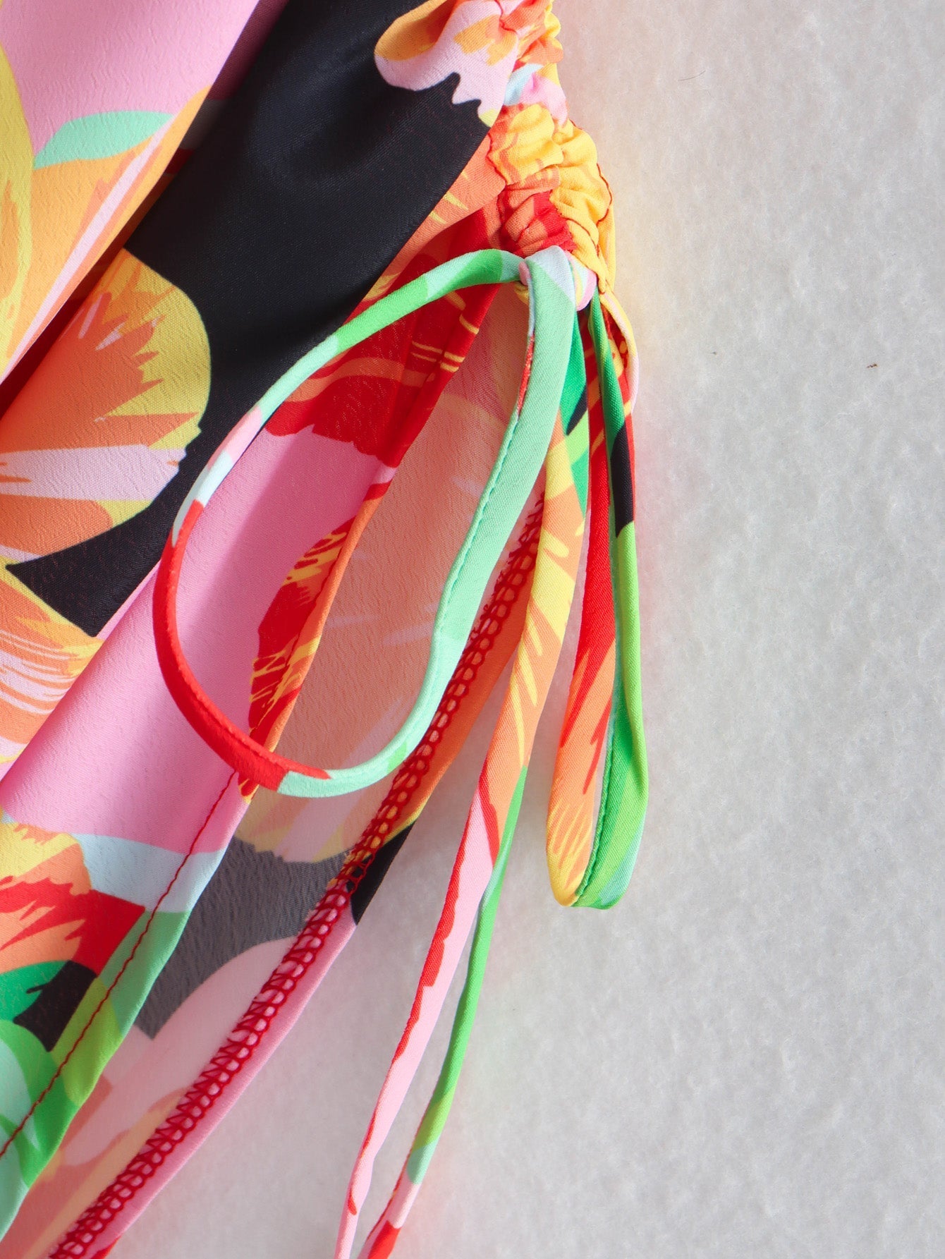 Hip Summer New Printed Irregular Asymmetric Halter Dress Bella Mia