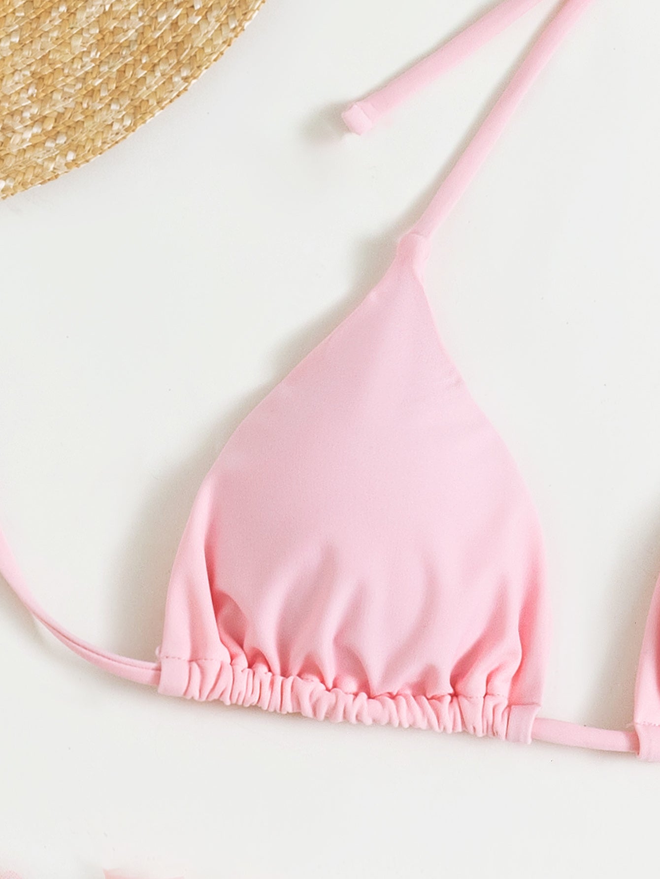 Bikini Swimsuit Women Three-Piece Suit Sexy Bikini Halter Lace-up Floral Gauze Skirt Swimsuit Bella Mia