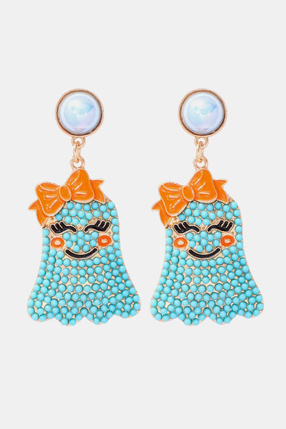 Charming ghost earrings with pearls