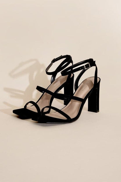 DEVIN-8 Ankle Strap Heels.