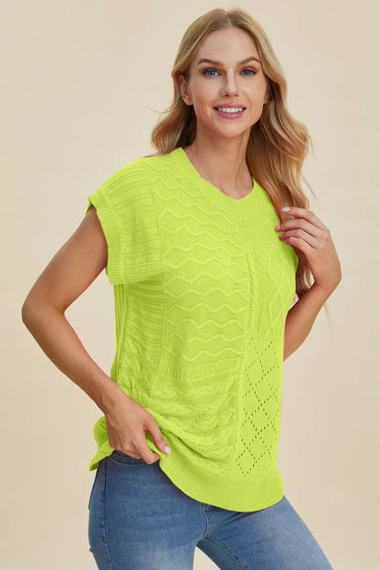 Double Take: Cozy Cable Knit Sweater