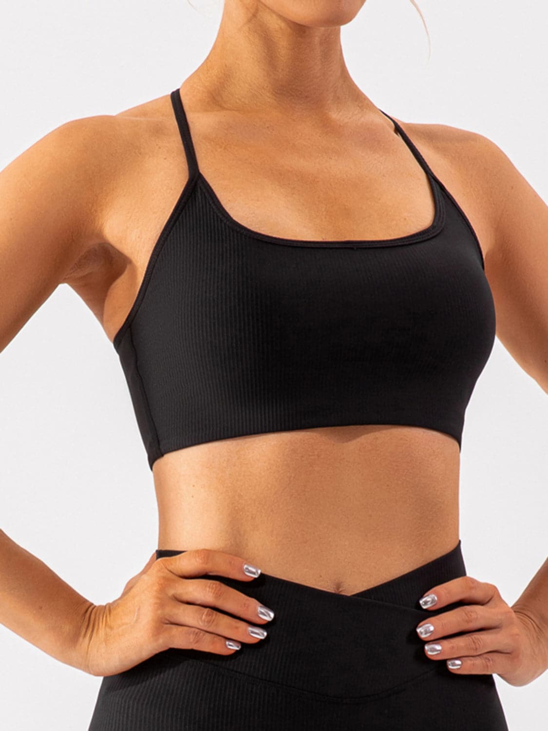 Spaghetti Strap Active Bra.