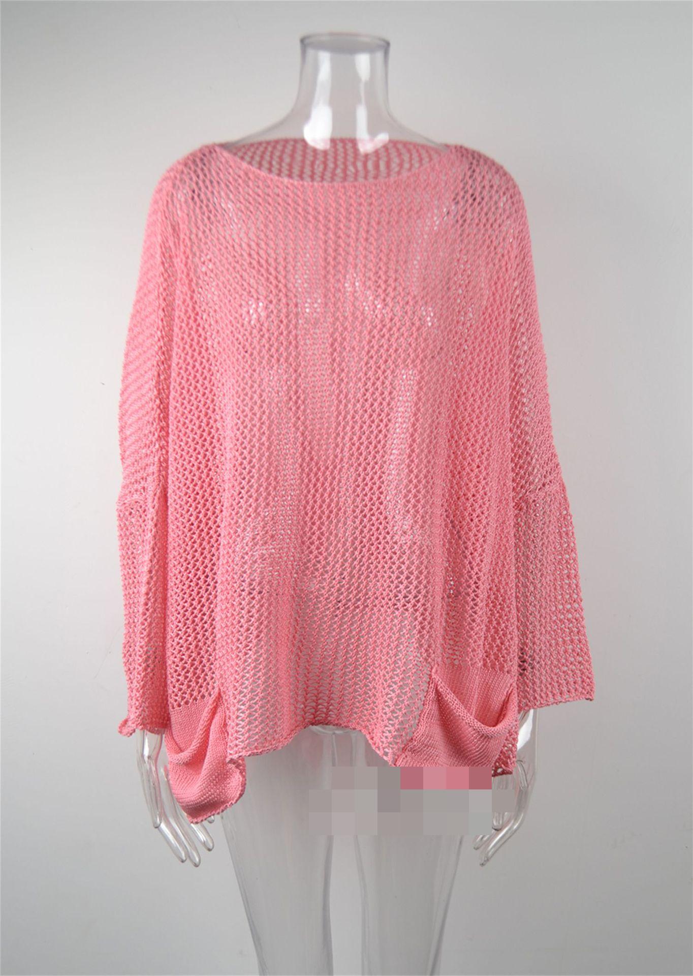 Summer Fishnet Beach Cover Up Sun Protection Shirt plus Size Beach Cover for Women Bella Mia