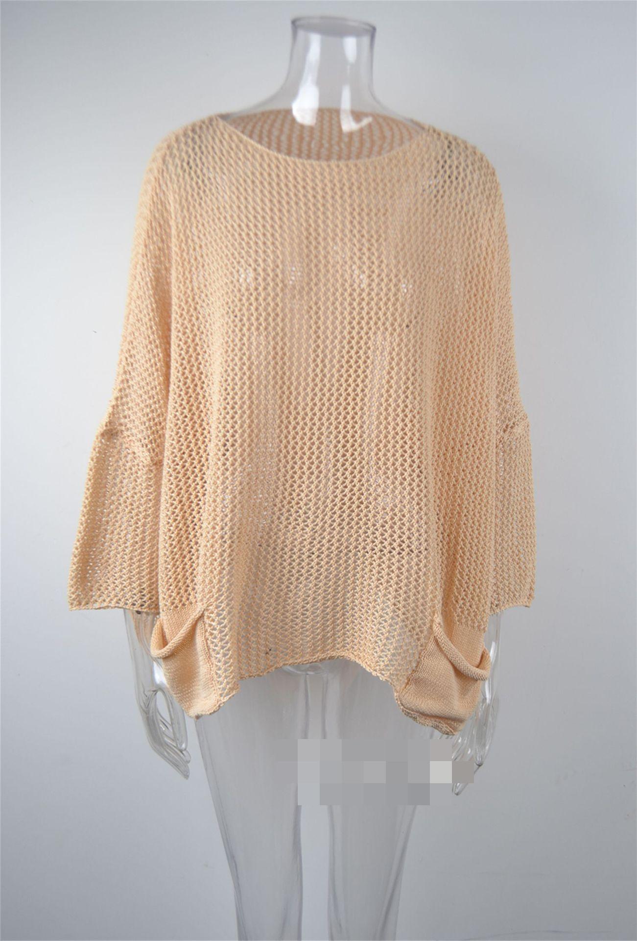 Summer Fishnet Beach Cover Up Sun Protection Shirt plus Size Beach Cover for Women Bella Mia