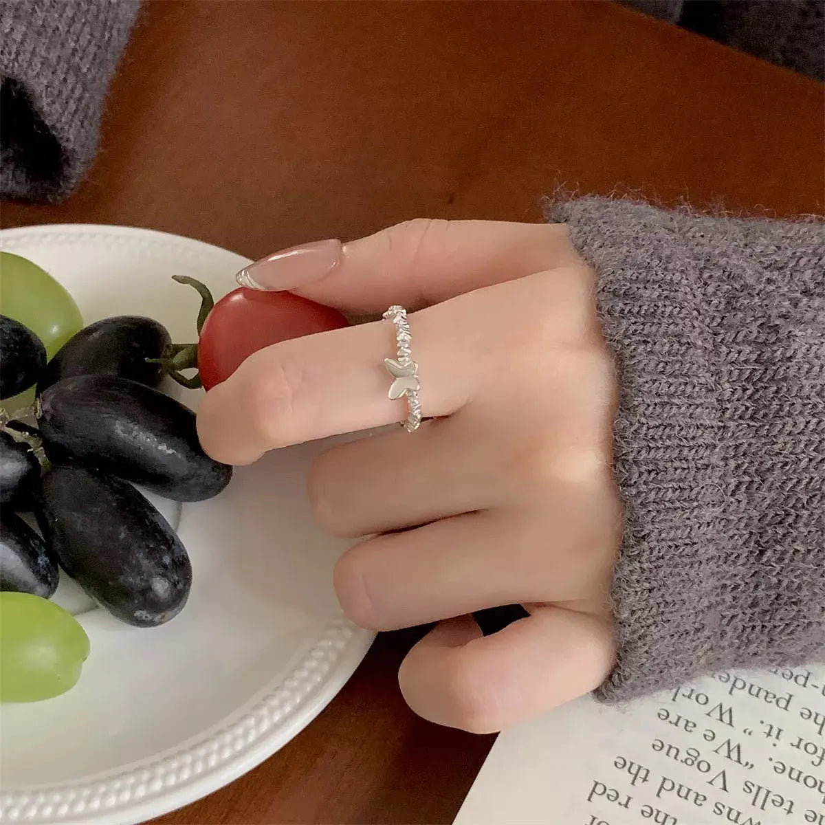 925 Sterling Silver Butterfly Ring Simply Love