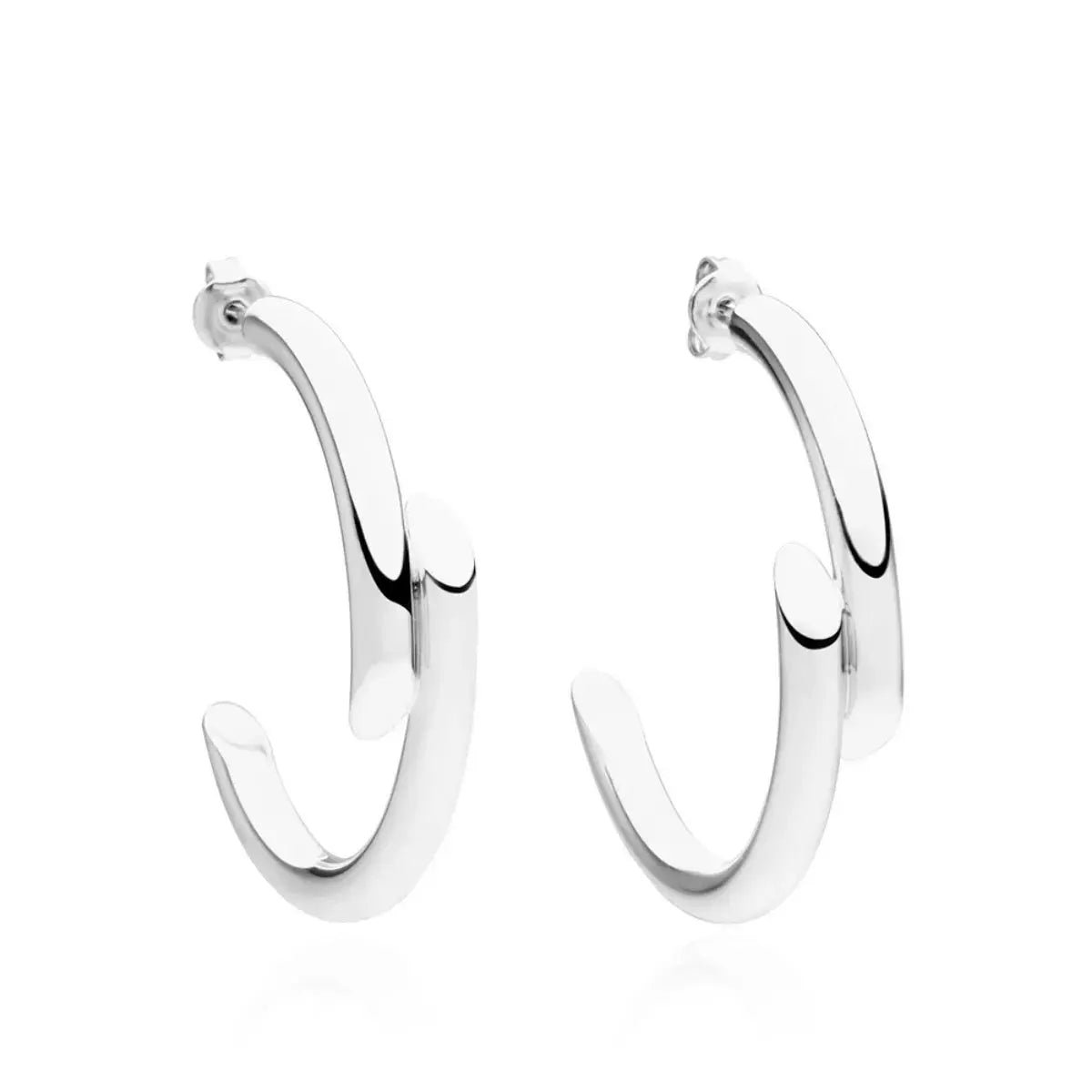 Chunky C-Hoop Earrings Simply Love