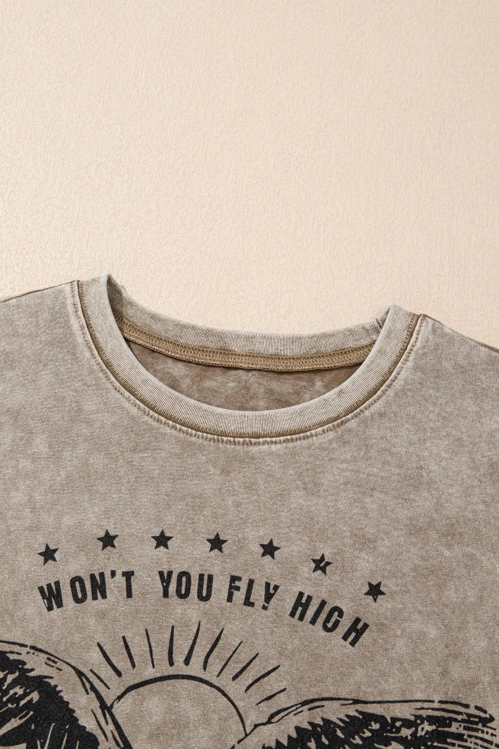 AMERICA FREE BIRD Vintage Graphic Mineral Washed Tee - Product image 6 by Simply Love