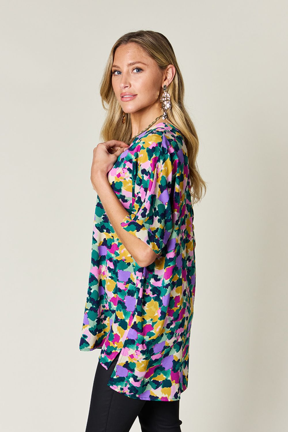 Double Take: V-Neck Blouse