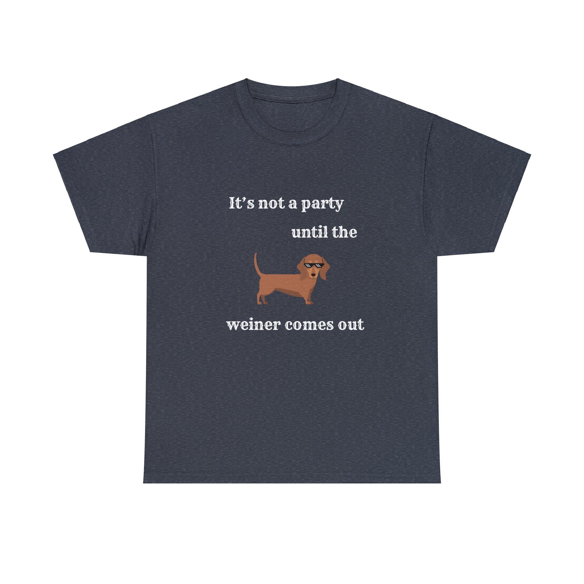 Dachshund Weiner Party Short Sleeve Tee For Dog Lovers Unisex 100 Percent Cotton Coco’s Tee Boutique