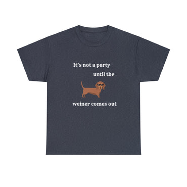 Dachshund Weiner Party Short Sleeve Tee
