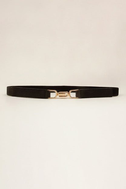 Alloy Buckle Elastic Belt.