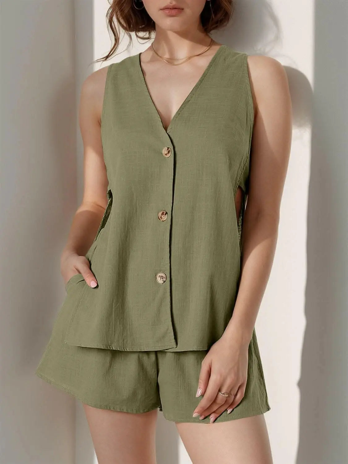 Chic cotton lounge set - cozy comfort - Love Salve 