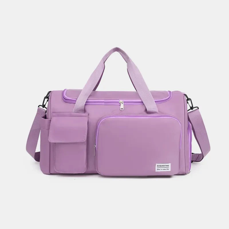 Ultimate Oxford Travel Duffel – Multi-Pocket, Shoe Compartment & Luggage Strap
