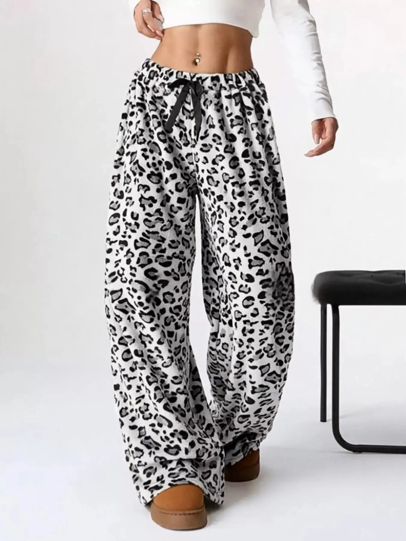 Drawstring Wide Leg Pants Simply Love