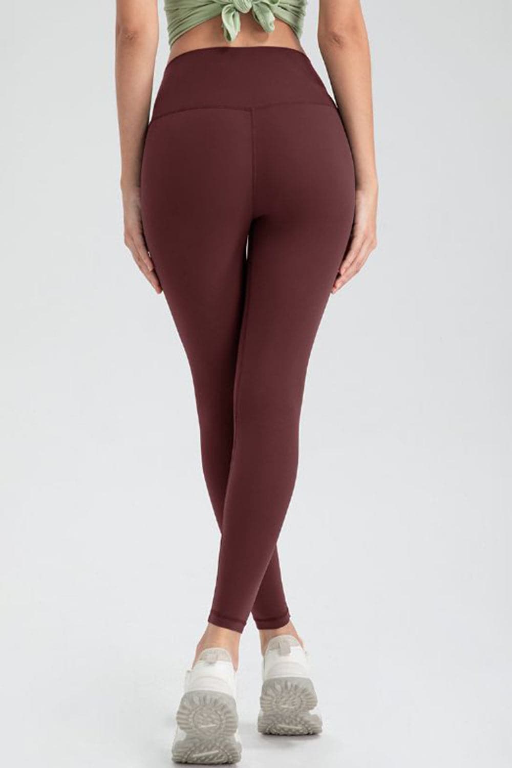 Wide Waistband Slim Fit Active Leggings.