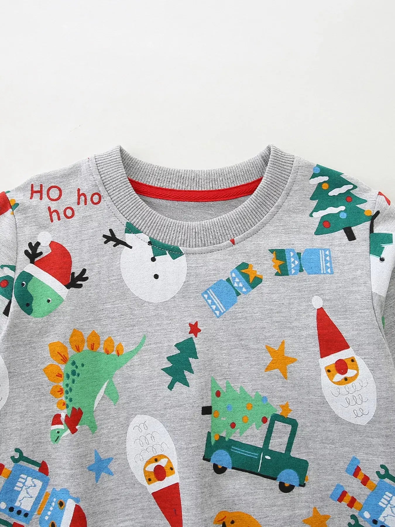 Children's Christmas Print Crewneck Sweatshirt Simply Love