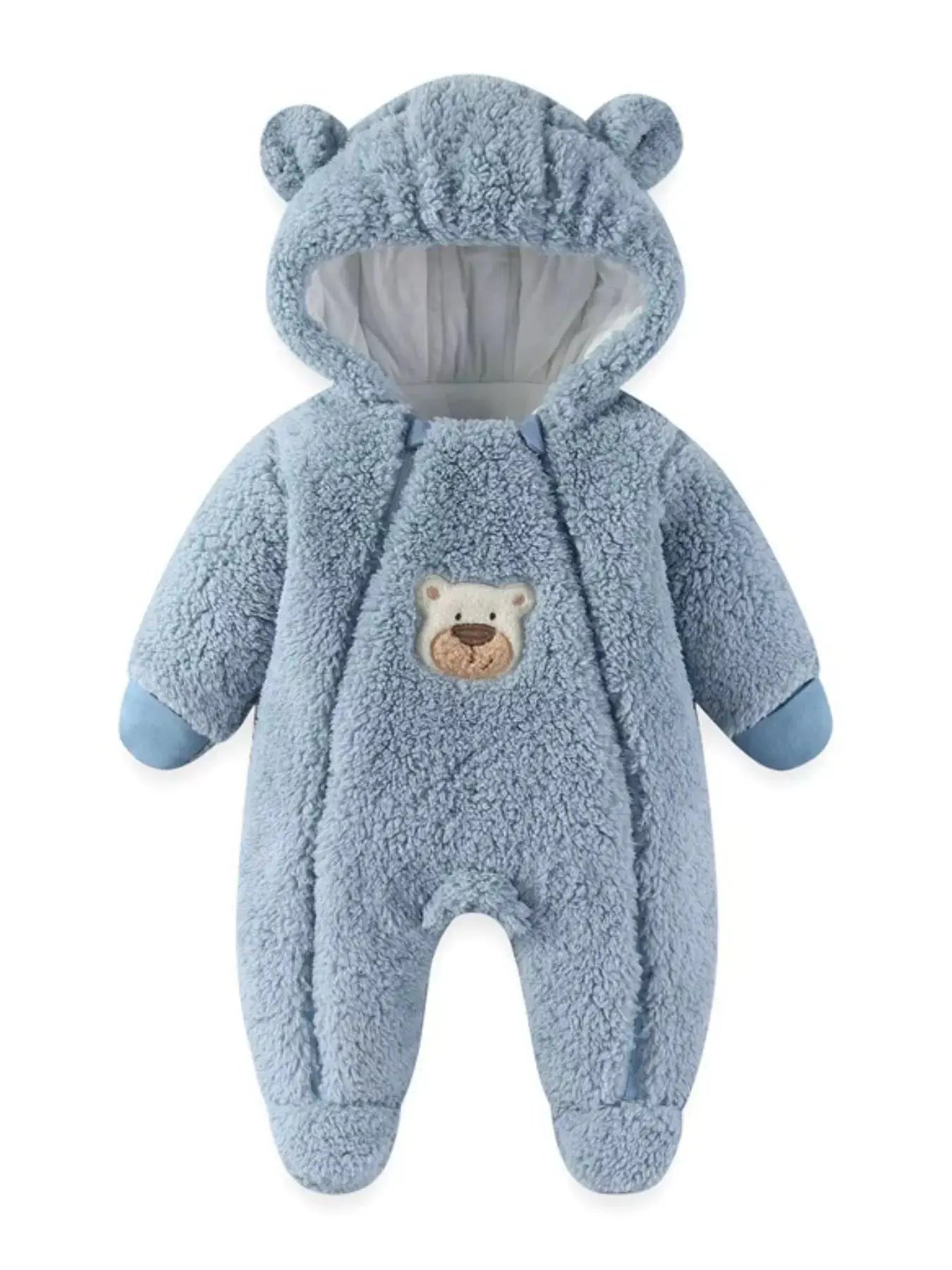 Cute Bunny Hooded Fleece One-Piece Simply Love