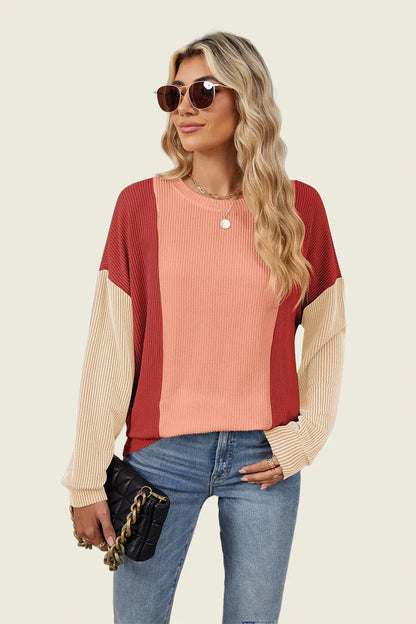 Double Take: Textured Long Sleeve Tee