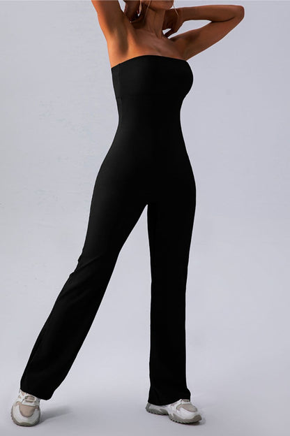 Sleeveless Straight Active Jumpsuit.