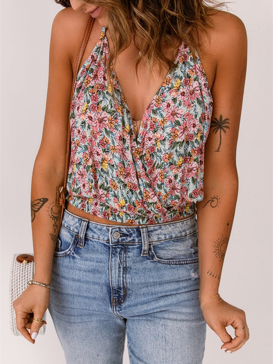 Floral Surplice Cami.