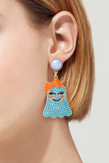 Charming ghost earrings with pearls