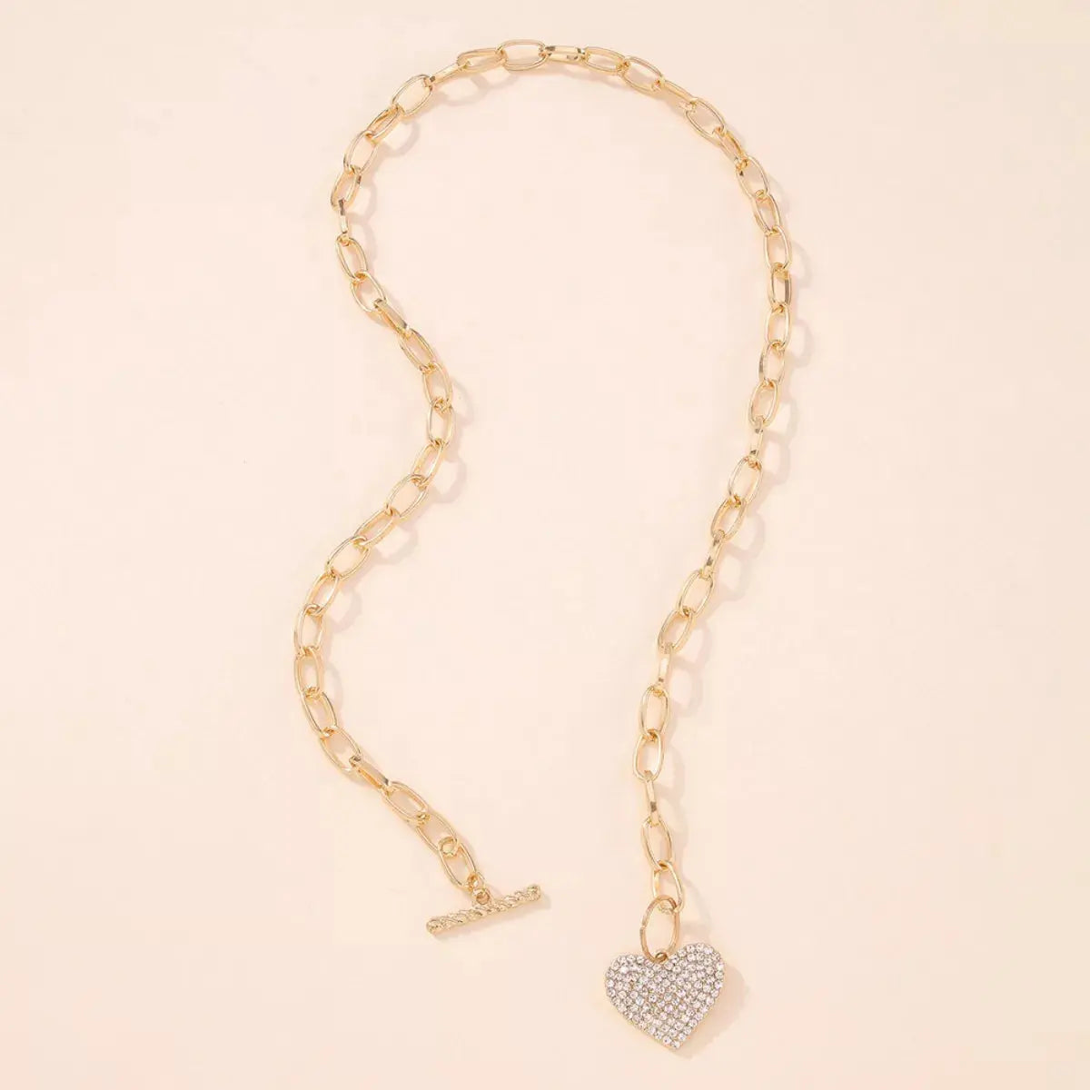 18K Gold-Plated Heart Pendant Necklace Simply Love