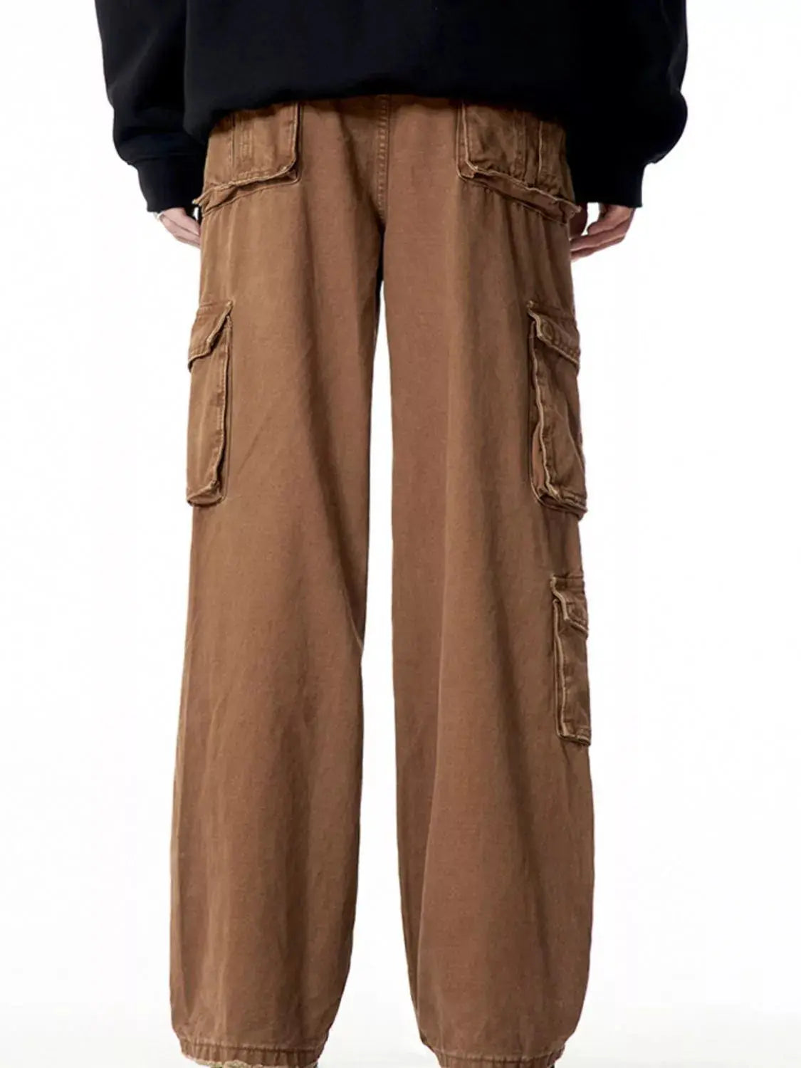 Men's Wide Leg Cargo Pants Simply Love