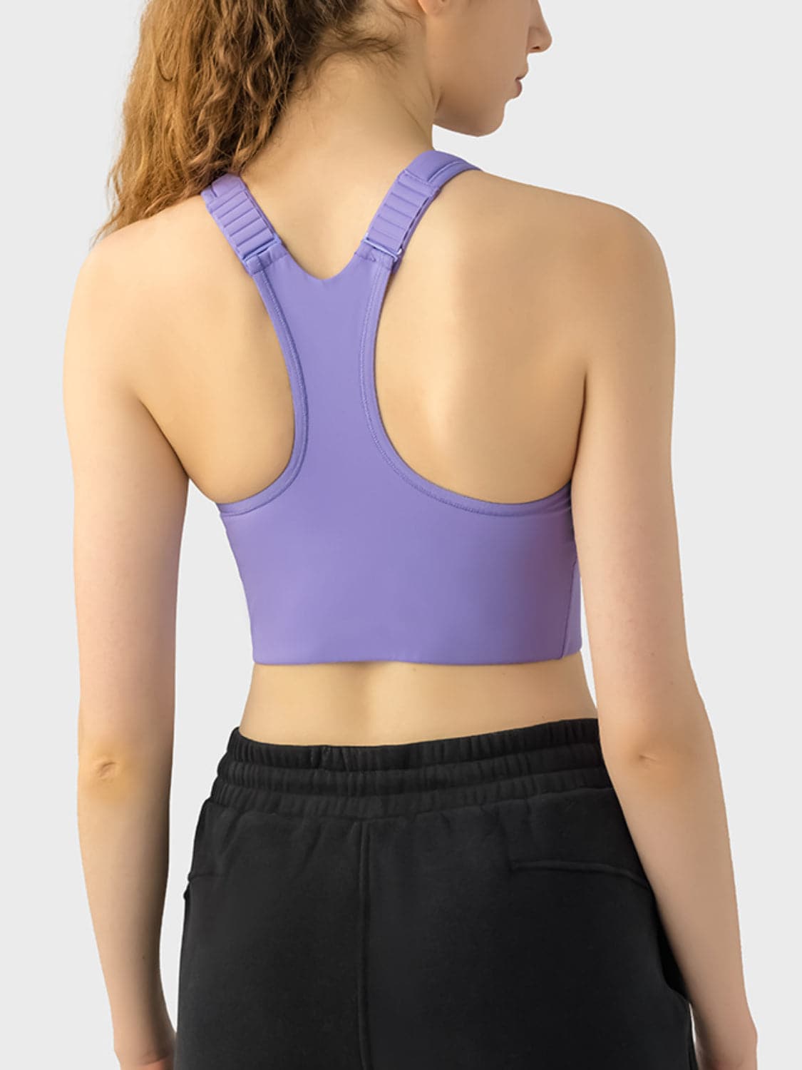 Wide Strap Sport Bra.