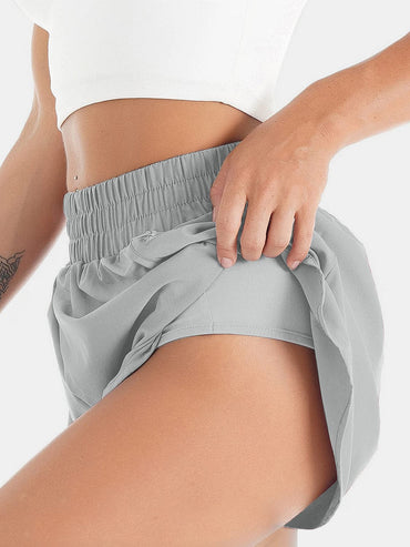 Elastic Waist Active Shorts.