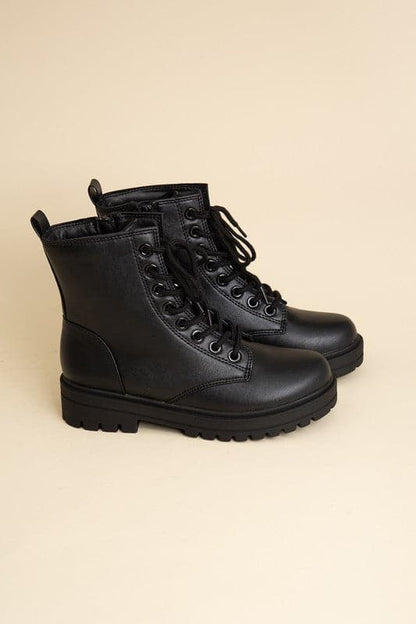 Epsom Lace-Up Boots.