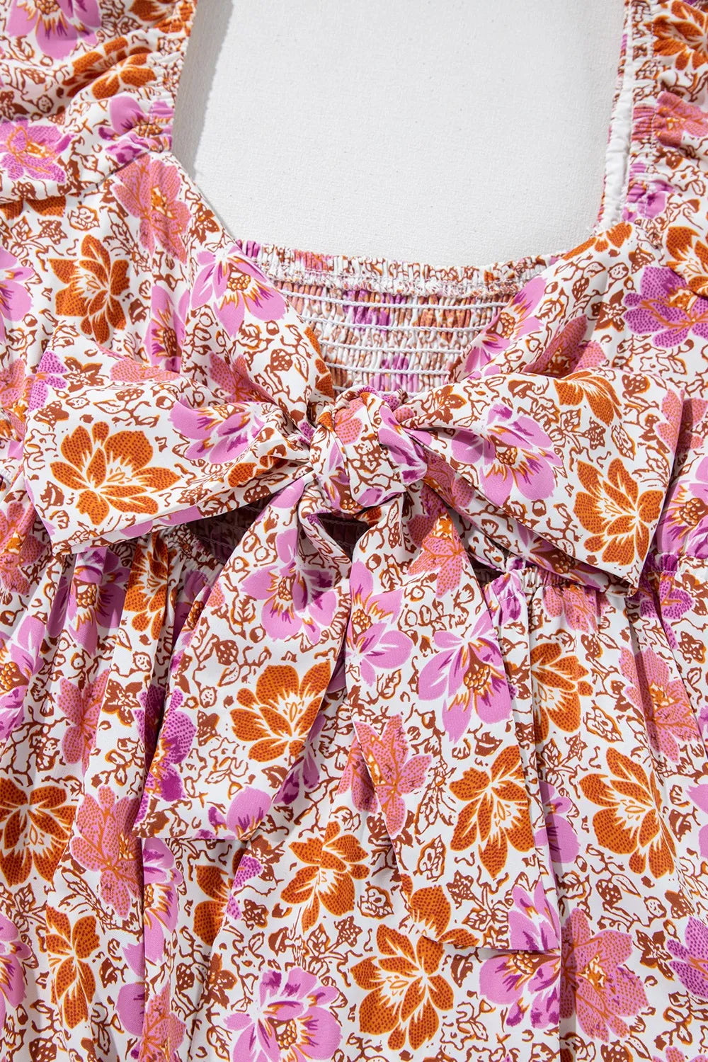 Simply Love: Knotted Ruffle Midi Dress