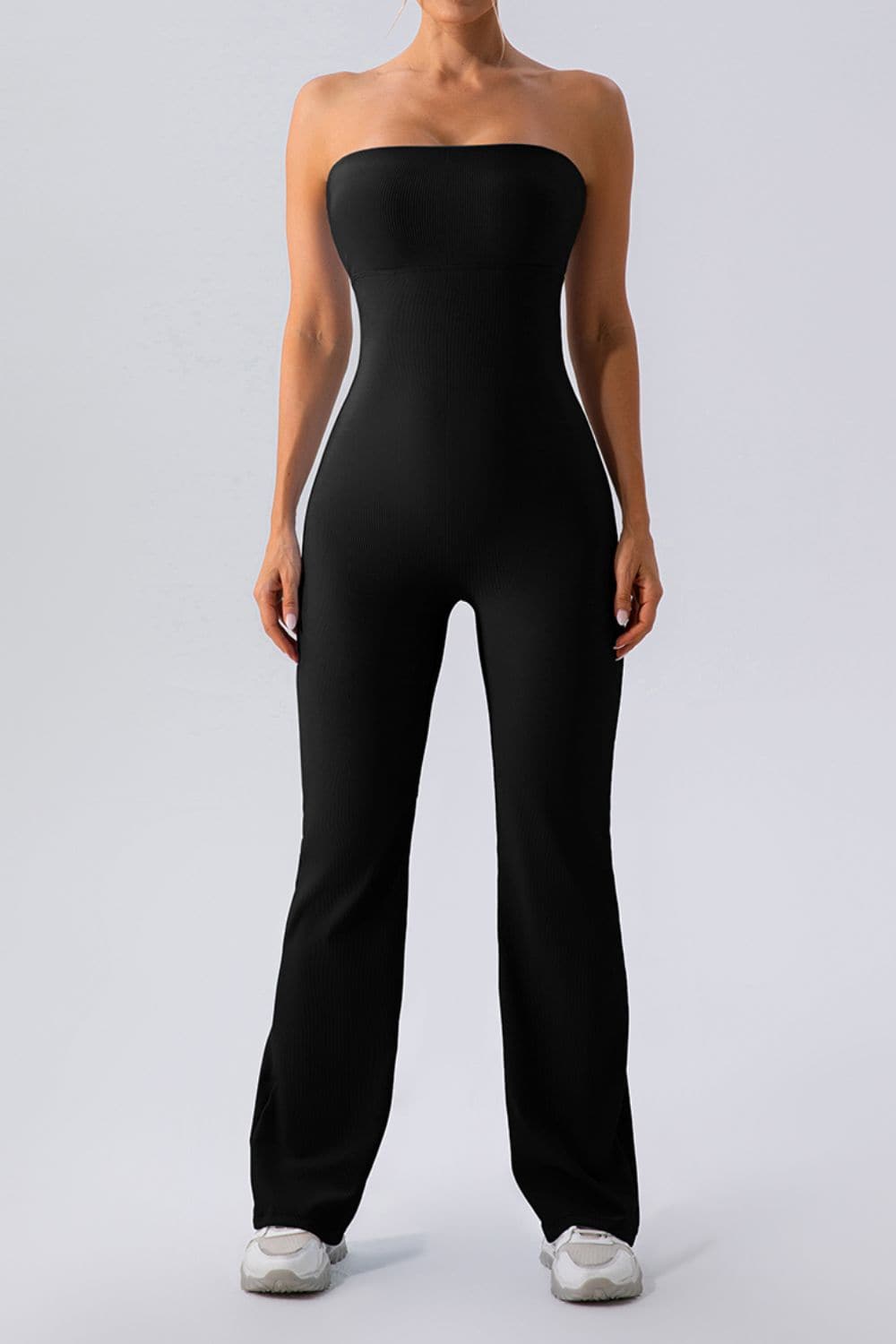 Sleeveless Straight Active Jumpsuit.