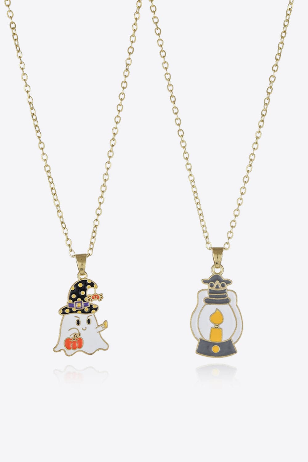 Spooky Charm Two-Piece Necklace Set