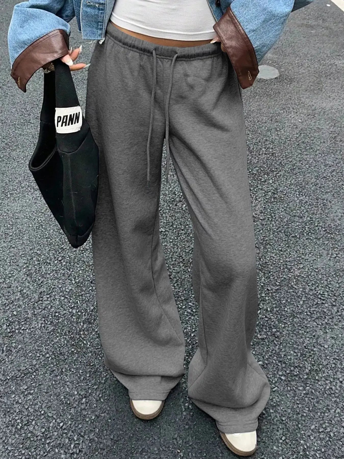 Wide Leg Drawstring Sweatpants Simply Love