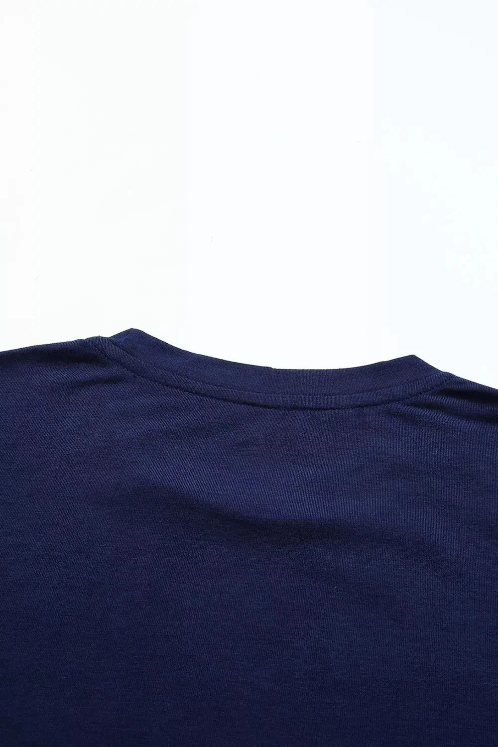 Round Neck Rolled Sleeve T-Shirt Simply Love