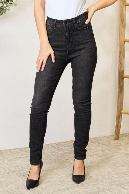 Judy Blue Full Size Tummy Control High Waist Denim Jeans.