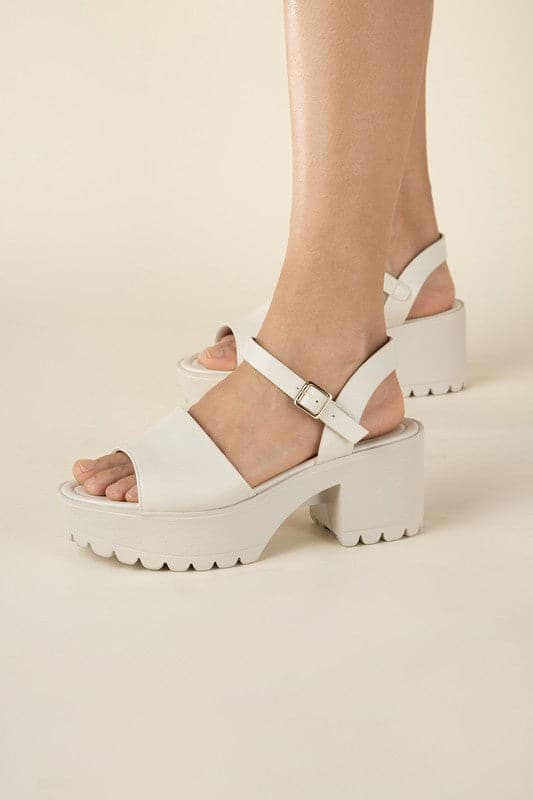 STACIE-S Platform Sandals.