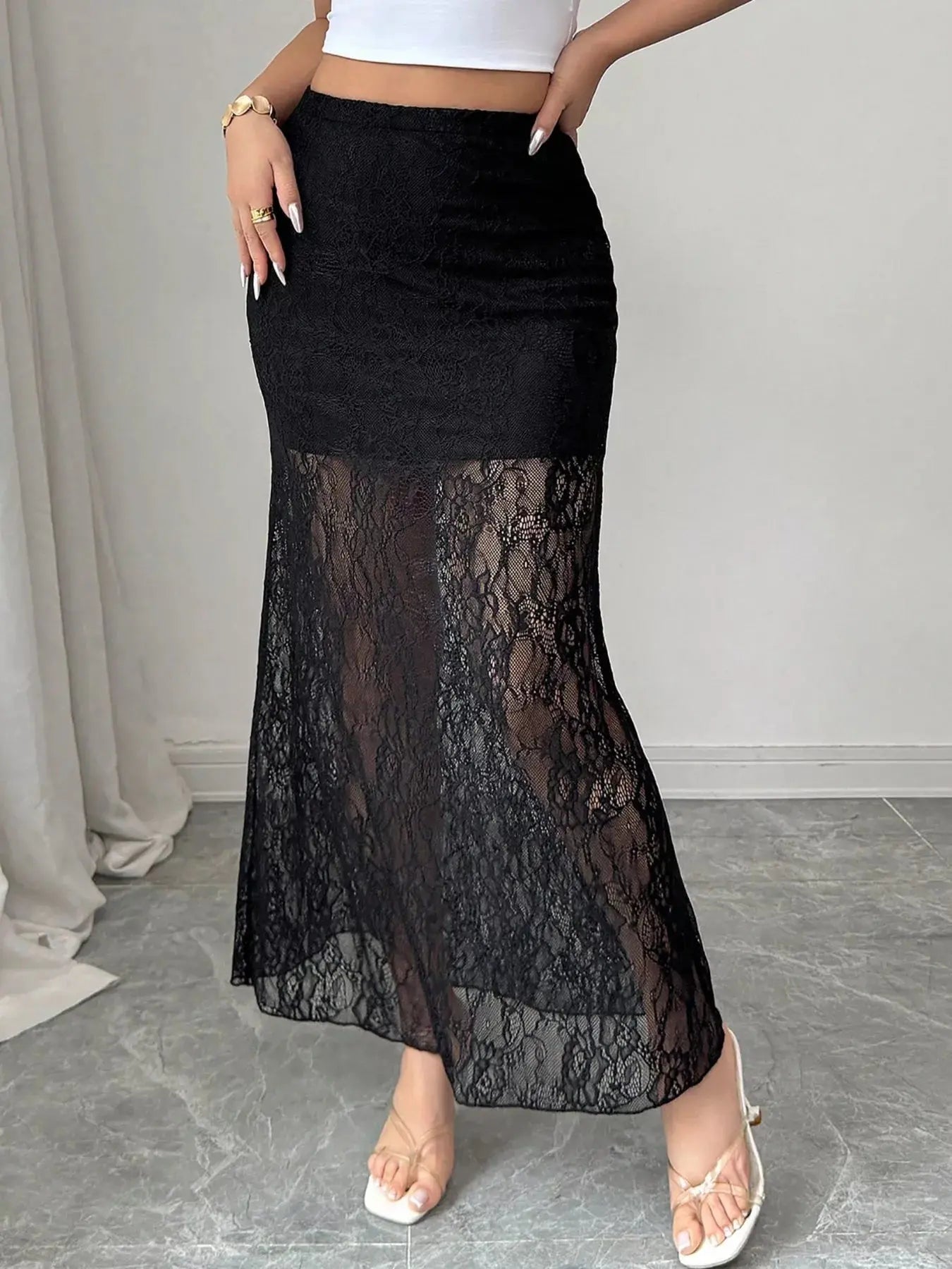 Lace Maxi Skirt Simply Love