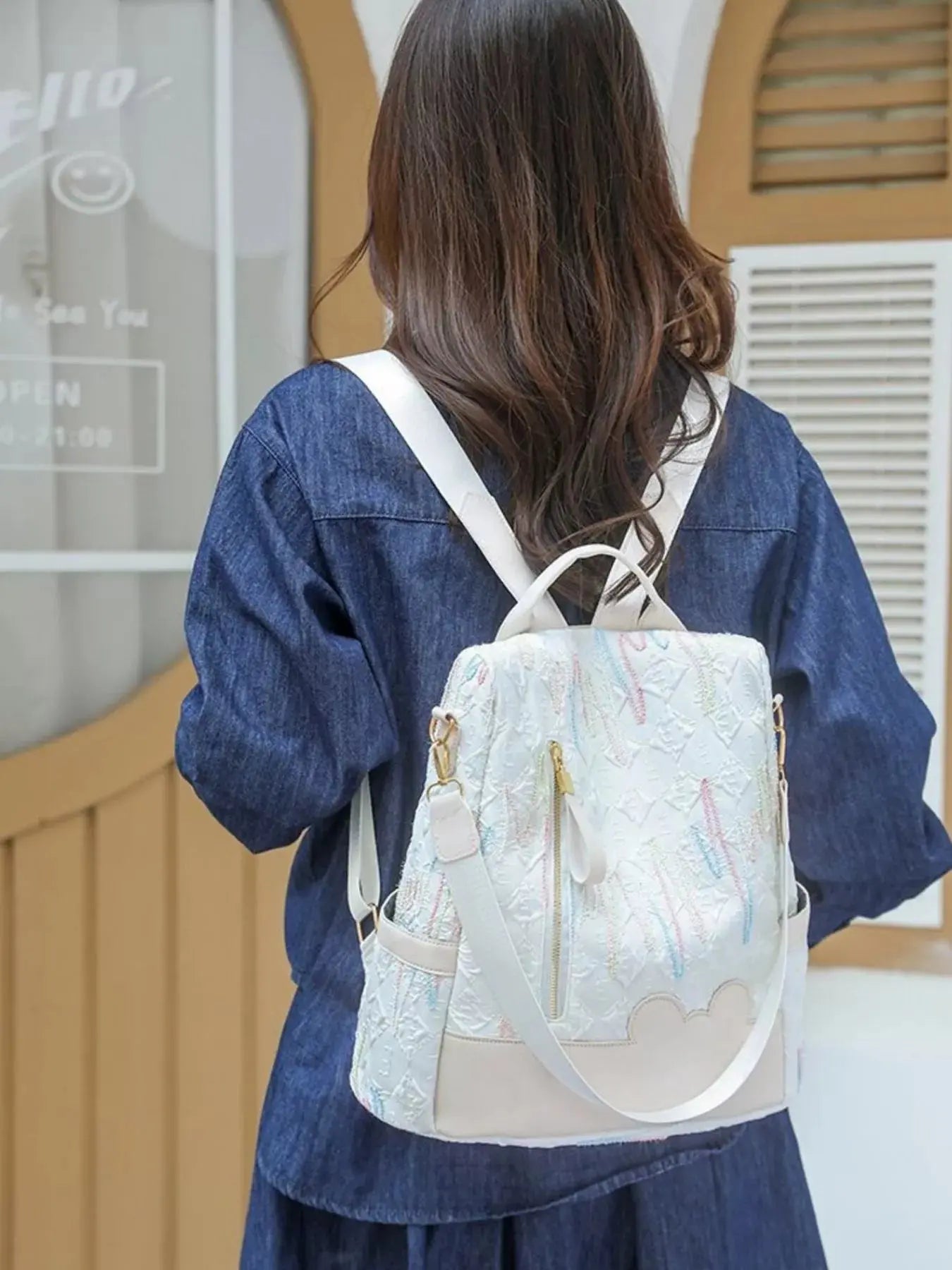 Adjustable Strap Backpack Bag Simply Love