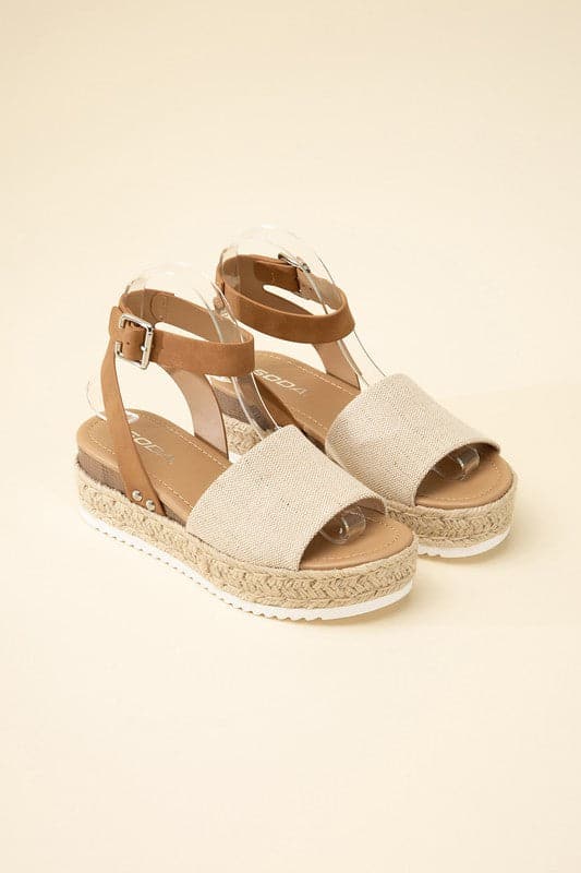 TOPIC-S Espadrille Ankle strap Sandals.