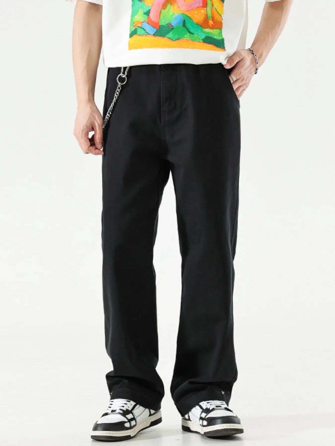 Men's Wide Leg Jeans Simply Love