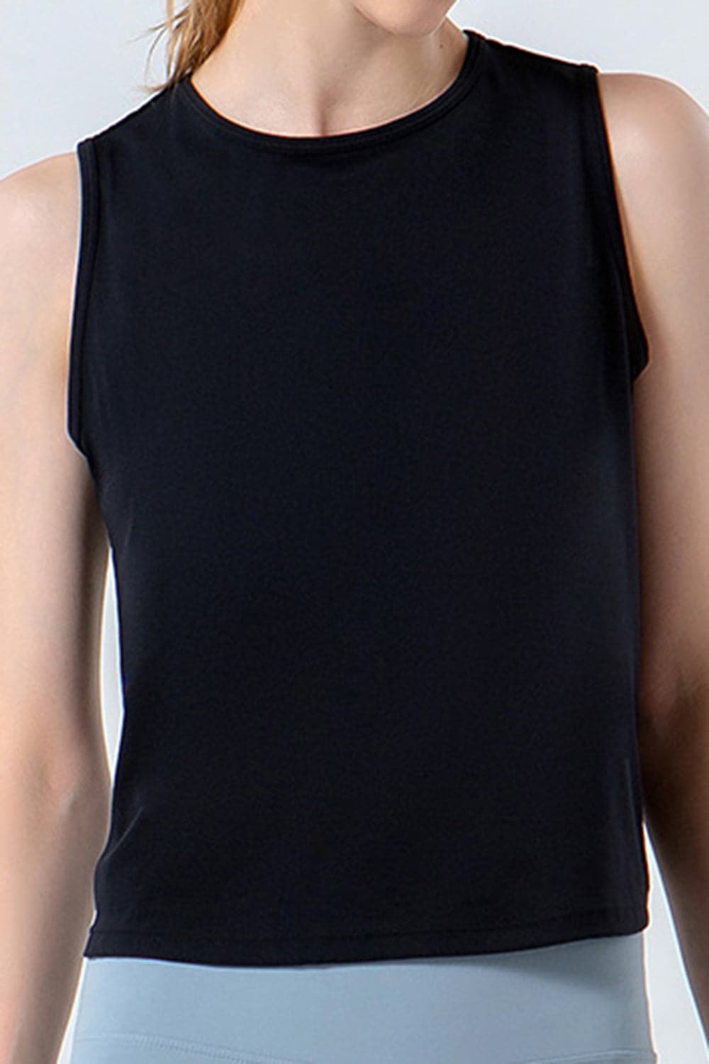 Round Neck Active Tank.