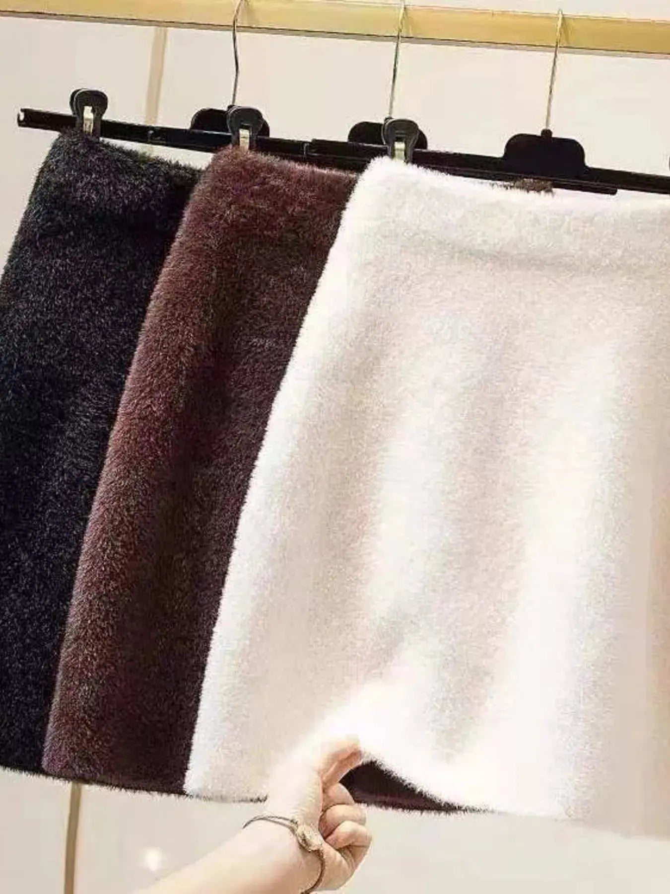 Plush Knit Mini Skirt Simply Love