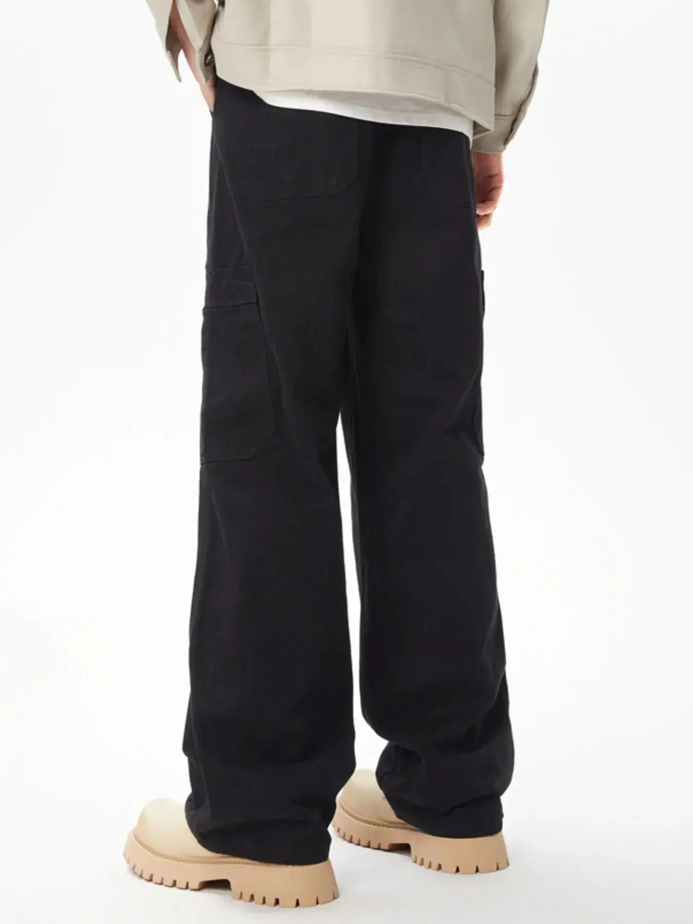 Me's Wide Leg Cargo Pants Simply Love