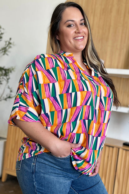 Double Take: Geometric Blouse