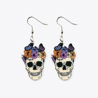 Spooktacular Halloween Acrylic Dangle Earrings