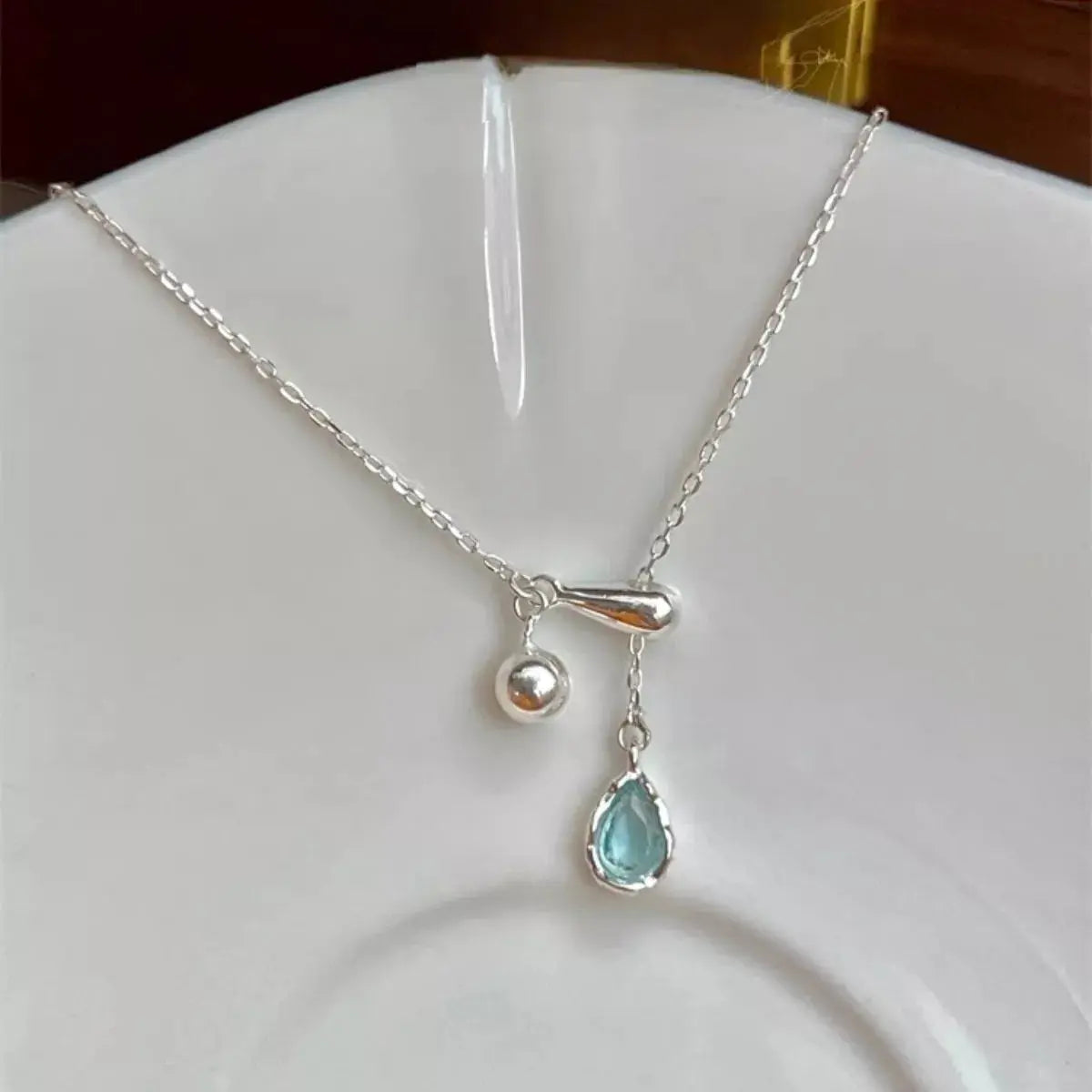 925 Sterling Silver Y-Shaped Drop Necklace Simply Love