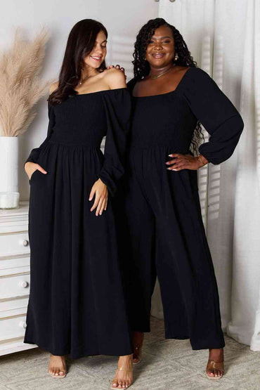 Double Take: Square Neck Jumpsuit w/Pockets