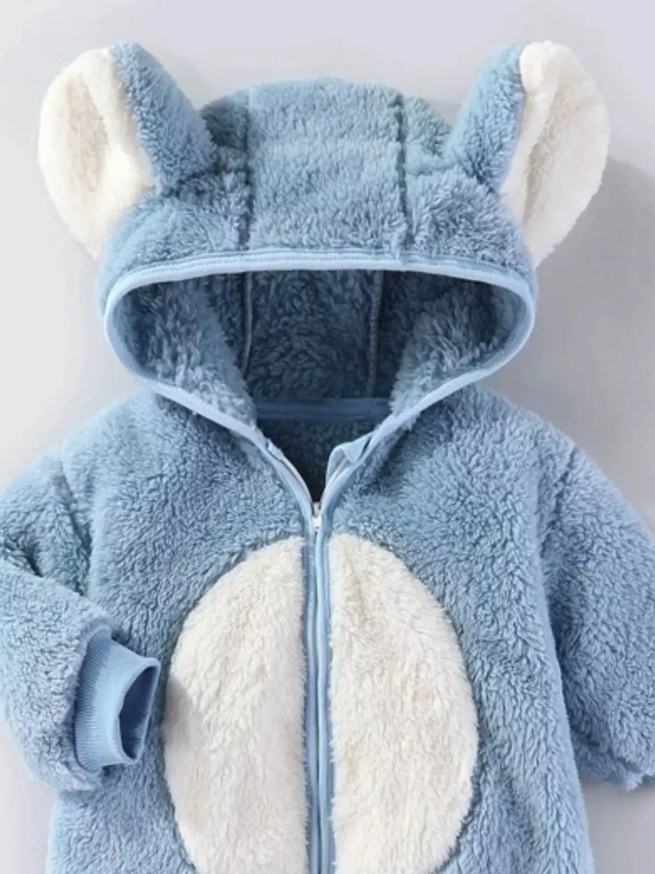 Children's Animal Plush Hooded One-Piece Jumpsuit Simply Love