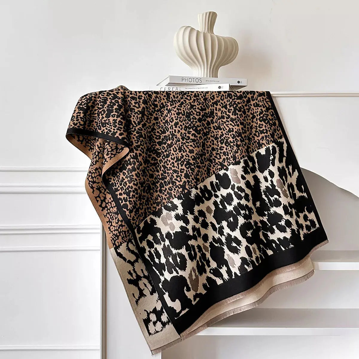 Leopard Print Winter Scarf Simply Love